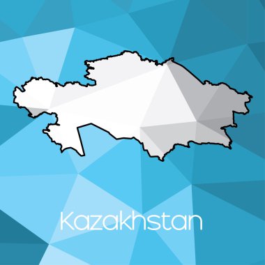 Ülke, Kazakistan Haritası