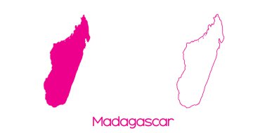 Madagaskar ülke Haritası