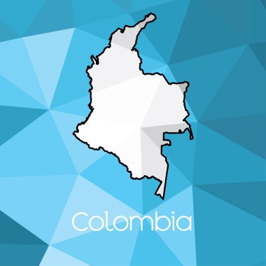 Ülke Kolombiya Haritası
