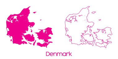 Ülke Danimarka Haritası