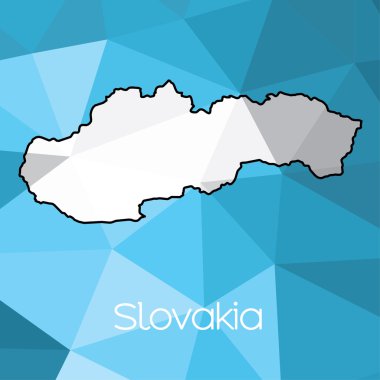 Slovakya'nın ülke Haritası