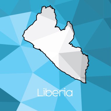 Liberya ülke Haritası
