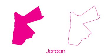 Jordan ülke Haritası
