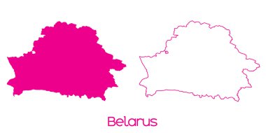 Beyaz Rusya ülke Haritası