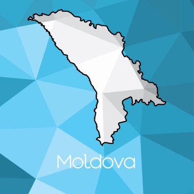 Moldova ülke Haritası