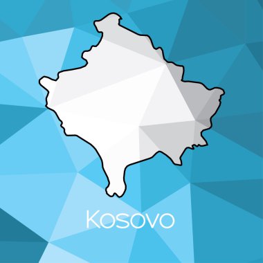 Kosova'nın ülke Haritası
