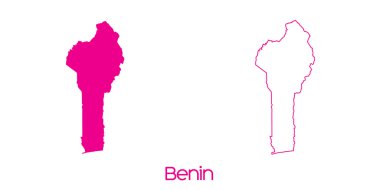 Benin ülke Haritası