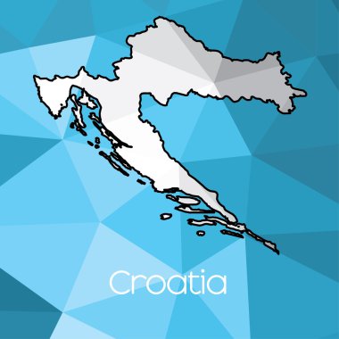 Hırvatistan ülke Haritası