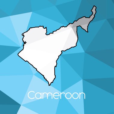 Kamerun ülke Haritası