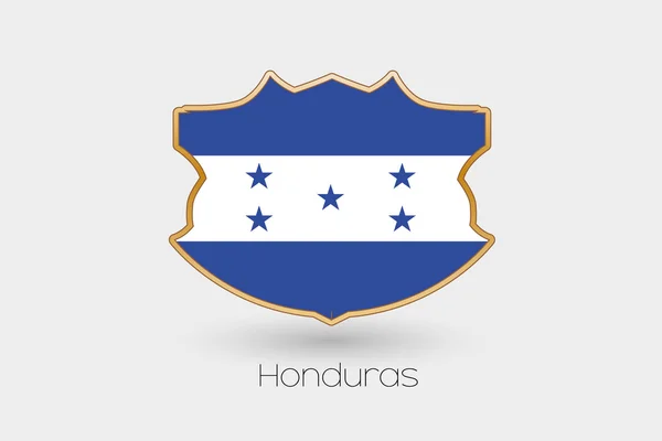 ᐈ Logo Escudo De Honduras Fotos De Stock Imágenes Icono De Escudo Con 