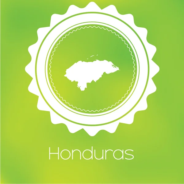 Map Country Honduras — Stock Photo, Image