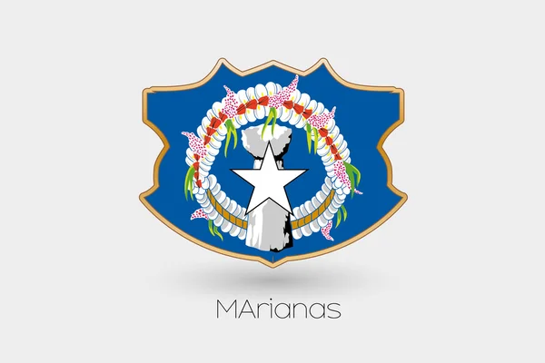 Obrázek Vlajky Štít Mariany — Stock fotografie