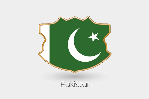 Иллюстрация Щита Пакистана — стоковое фото