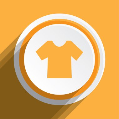 Bir arka plan üzerinde - Mens Tshirt izole bir simge tasarlamak