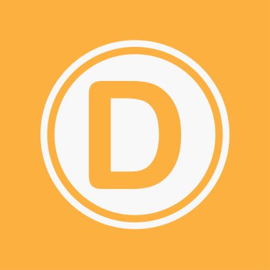 Simge illüstrasyon izole bir arka plan üzerinde - D