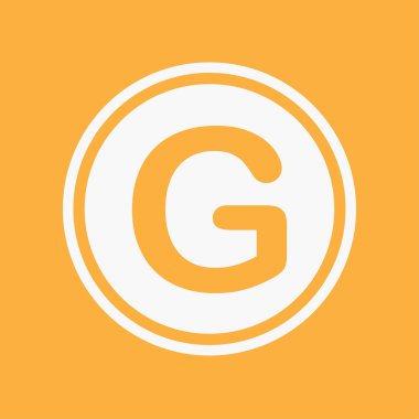 Simge illüstrasyon izole bir arka plan üzerinde - G