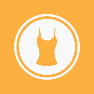 Bir arka plan üzerinde - yelek Top izole simge tasarlamak