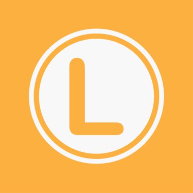 Simge illüstrasyon izole bir arka plan üzerinde - L