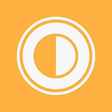 Simge illüstrasyon izole bir arka plan üzerinde - noktalı resim