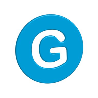 Simge illüstrasyon izole bir arka plan üzerinde - G