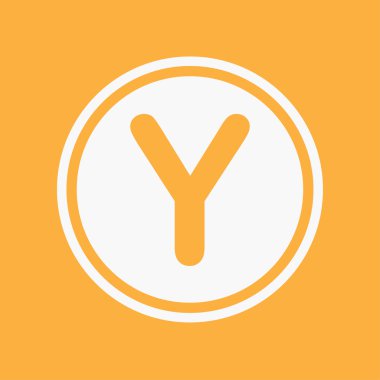 Simge illüstrasyon izole bir arka plan üzerinde - Y