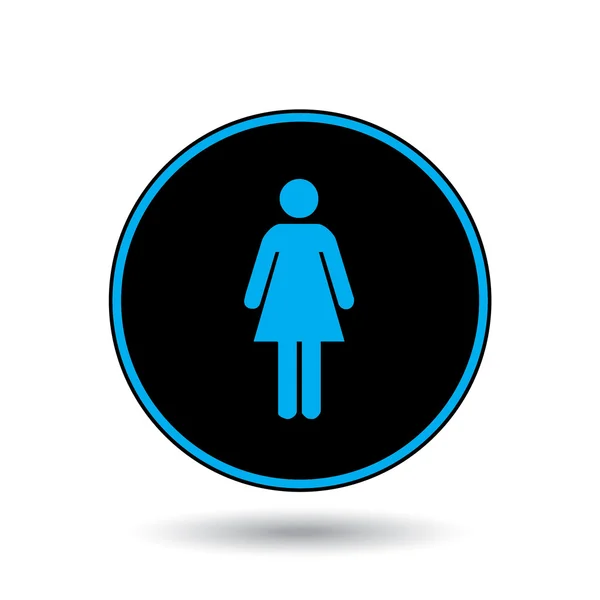 Icon Illustration Isolated Background Woman — Stock Photo, Image