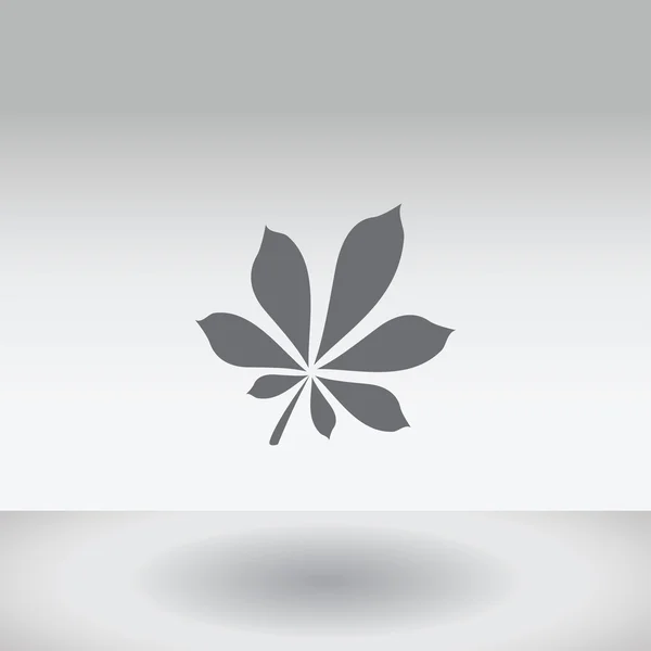 Ikona Ilustracja Białym Tle Tle Leaf2 — Zdjęcie stockowe