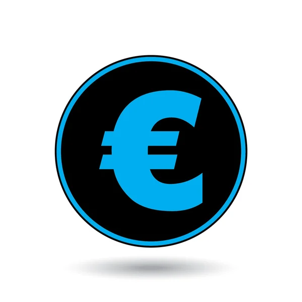 Μια Απεικόνιση Εικονίδιο Απομονώνονται Ένα Φόντο Σύμβολο Ευρώ — Φωτογραφία Αρχείου