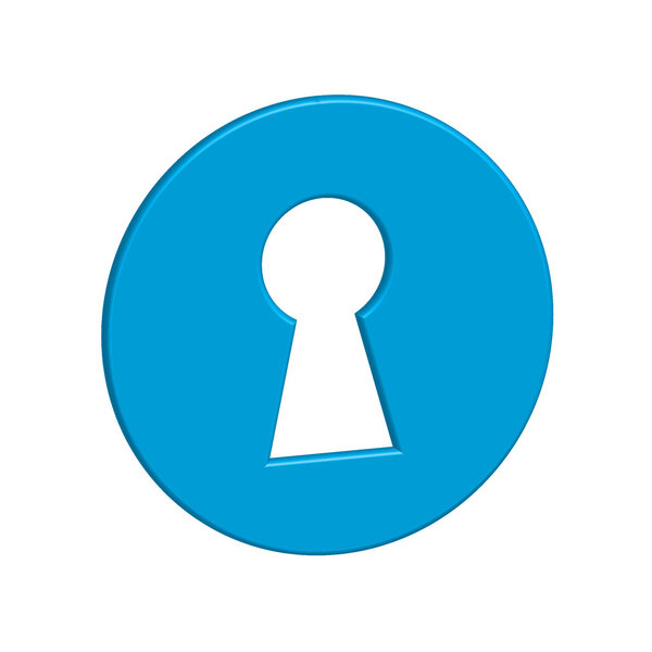 Иллюстрация иконы на заднем плане - Замочная скважина
