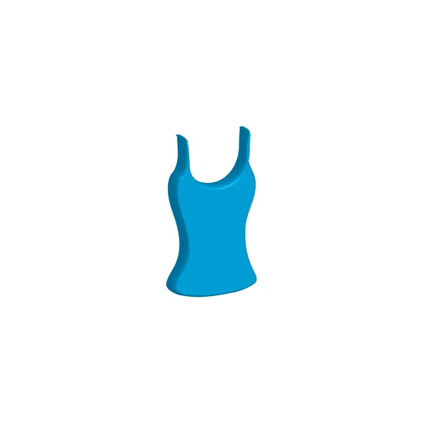 Icon Illustration Isolated on a Background - Vest Top — Stock Photo, Image