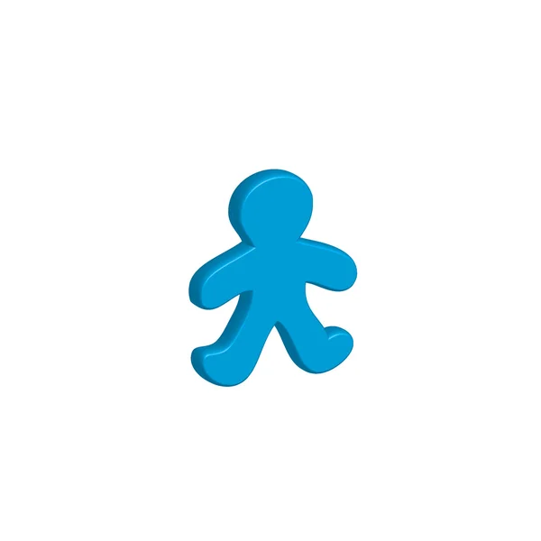 Icon Ilustração Isolado em um fundo - Gingerbread Man — Fotografia de Stock