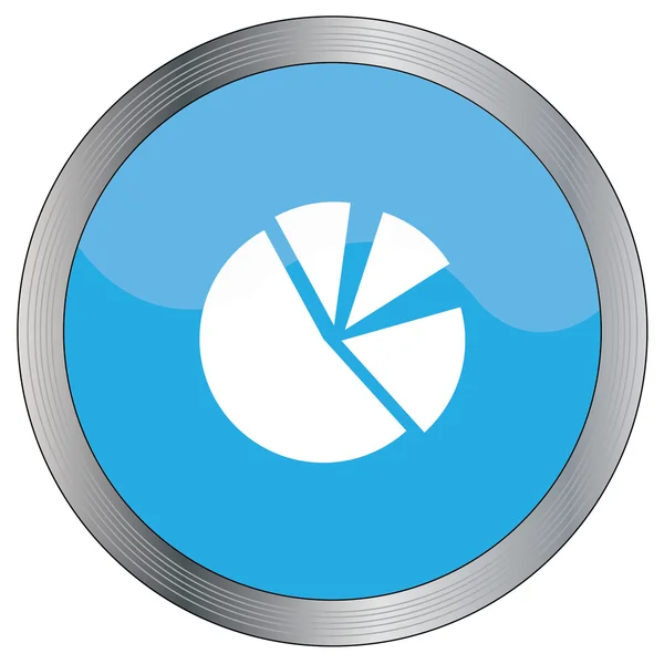 Icon Illustration Isolated on a Background - Pie Chart — Stock Photo, Image