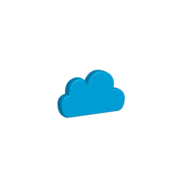 Pictogram illustratie geïsoleerd op een achtergrond - Cloud — Stockfoto