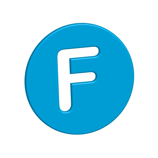 Icon Ilustração Isolado em um fundo - F — Fotografia de Stock