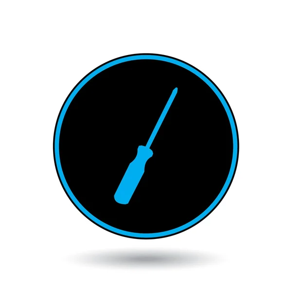 Icon Illustration Isolated on a Background - Screwdriver — Stock Photo, Image