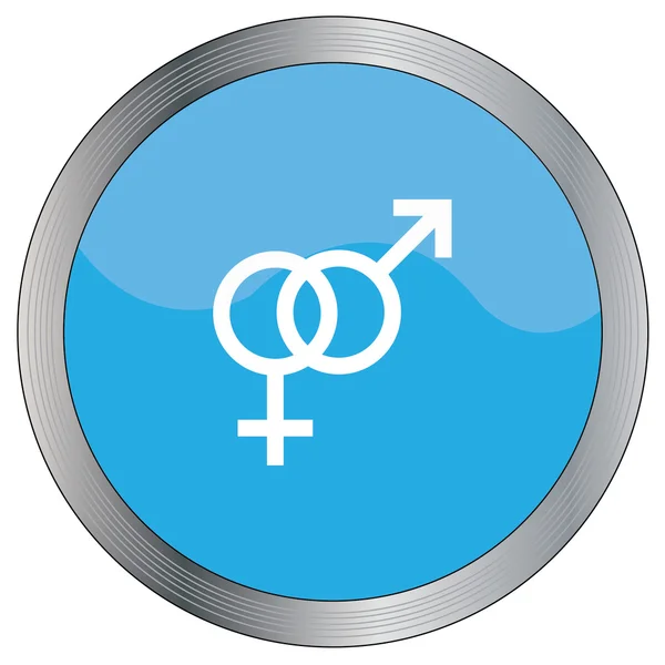 Icon Illustration Isolated on a Background - Male and Female Sym — Stock Photo, Image