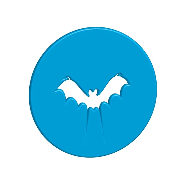 Icon Illustration Isolated on a Background - Bat2 — Stock Photo, Image