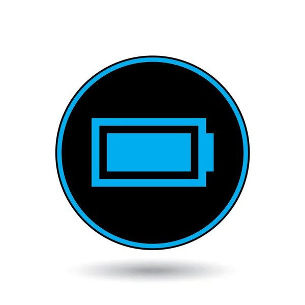 Icon Illustration Isolated on a Background - Battery — Stock Photo, Image