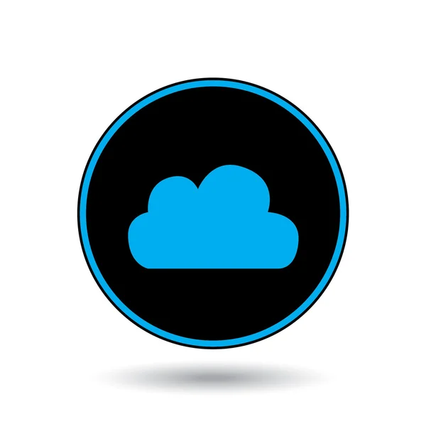 Ikona ilustrace izolované na pozadí - Cloud — Stock fotografie