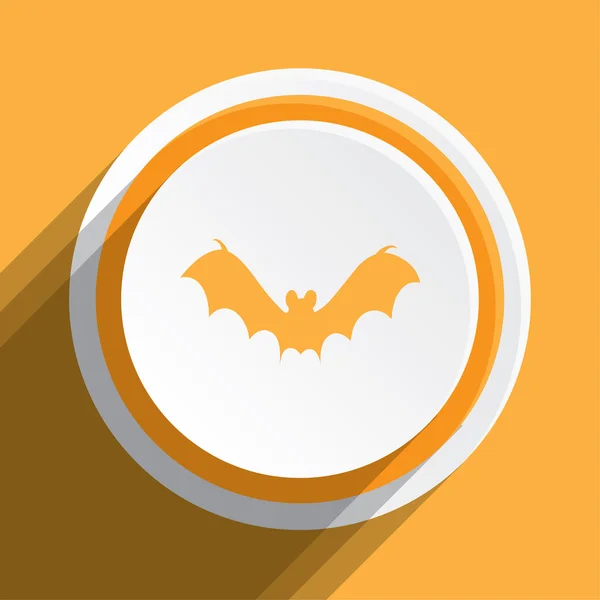 Ilustração de ícone isolado em um fundo - Bat2 — Fotografia de Stock