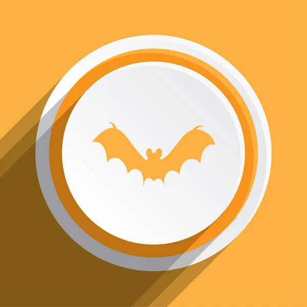 Pictogram illustratie geïsoleerd op een achtergrond - Bat2 — Stockfoto