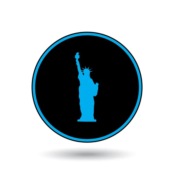 Ilustração ícone isolado em um fundo - Estátua da Liberdade — Fotografia de Stock