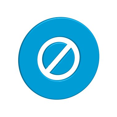 Simge illüstrasyon izole bir arka plan üzerinde - dur işareti