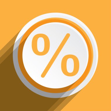 Bir arka plan üzerinde - yüzde izole simge tasarlamak