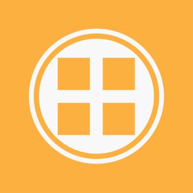 Bir arka plan üzerinde - görüntü kılavuz izole simge tasarlamak