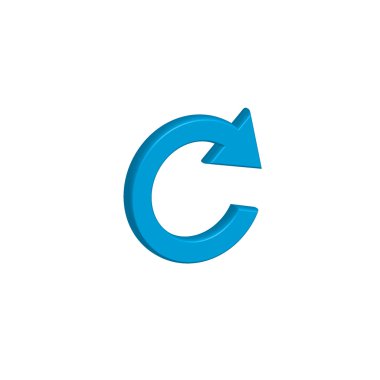 Simge illüstrasyon izole bir arka plan üzerinde - Yenile