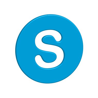 Simge illüstrasyon izole bir arka plan üzerinde - S