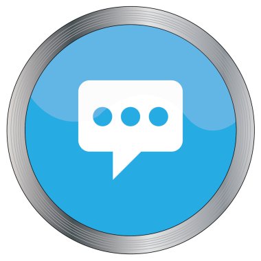 Arka plan - konuşma balonu ile izole simge tasarlamak 