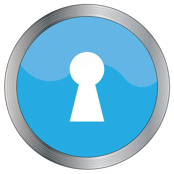 Icon Illustration Isolated on a Background - Keyhole — Stock Photo, Image