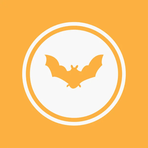 Symbolbild isoliert auf einem Hintergrund - Fledermaus — Stockfoto